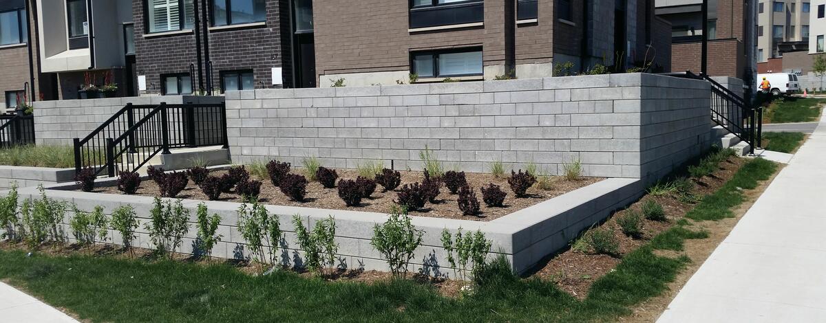 Wall using Proterra™ Smooth product from Brampton Brick