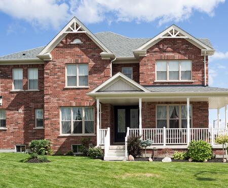 House using Crossroads Series products from Brampton Brick
