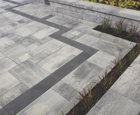 Nueva Paver in Marble Grey by Oaks Landscape Products